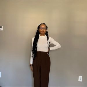 Adriana Tersigni 1970s Brown Trousers